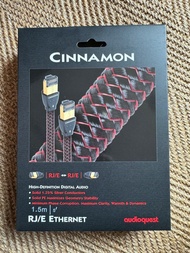 Audioquest Cinnamon RJ/E High Definition Digital Audio Ethernet cable 1.5m