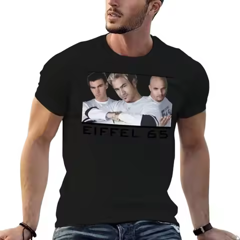 Eiffel 65 - Contact T-Shirt cotton t shirt pack man t shirt designer graphic t shirts for man T-Shir