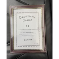 ✨✨A4 Certificate Frame Home Decor Photo Cert Frame A4相框文凭毕业证书照片 A4 Frame Gambar Konvokesyen Murah