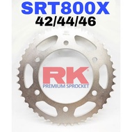 RK Rear Sprocket 525 Belakang QJ MOTOR SRT800X 42T 44T 46T 42 44 46 Chains Gears Spare Parts SRT 800