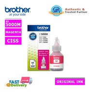 Brother Ink (Original) (Magenta) BT5000M for DCP-T300, T310, T500W, T700W, T710W, MFC-T800W Printer,(Not Compatible on DCP-T710W)