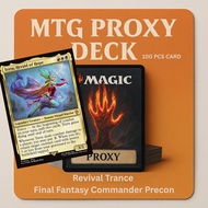MTG PROXY DECK : Final Fantasy Commander Precon