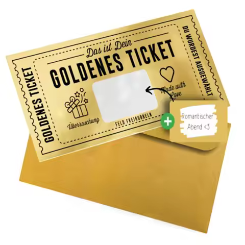 Ticket Scratch Card With Envelope Scratch Off Ticket Surprise Gift Reveal Wedding Card Concert Ticke