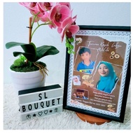 ART PHOTO FRAME - Hadiah Teachers' day, Persaraan, Birthday , Parent, Kids, Adult, Hari Guru