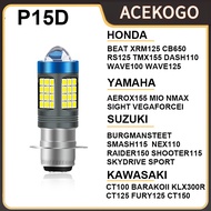 Acekogo 360 ° đèn LED cho motorcydriving Đèn LED Đèn treo cố định T19 p15d H4 H6 Đèn pha siêu sáng B