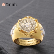 Crusader 14k Gold Plated Ring Brave Ring Men