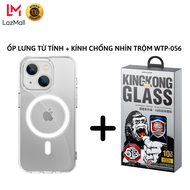Kính Cường Lực KINGKONG WK DESIGN Chống nhìn trộm/ Trong suốt Full HD Chính Hãng Chống Vỡ Viền cho đ