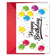 Happy birthday greeting card envelope combination selection birthday wishes gift