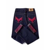 Olympus Red Blue 16oz Selvedge Denim Jeans - Premium Denim