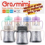 Grossmimi PPSU straw cup spill proof no spill grosmimi Korea PPSU straw bottle 200ml 300ml