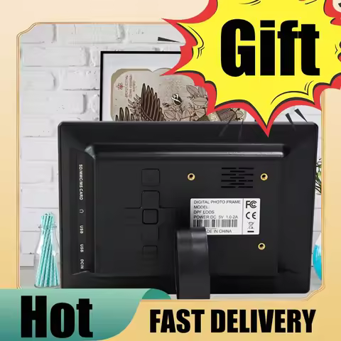 7inch HD LED Digital Photo Frame MP3 MP4 Movie Player Support USB/MMC/SD/MS Card 800*480 Smart Digit