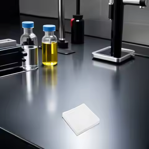 500Sheet Lab Sample Weighing Paper Non Absorbent Glossy Weighing Sheet Smooth Scale Paper for Labora