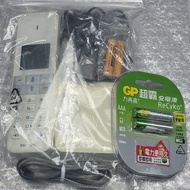 二手 Used philips d450 飛利浦 中文顯示無線電話 D450 可擴音免持通話 數碼室內無線電話 家用電話 (包括兩粒舊充電池及再送全新 GP AAA充電池x2)