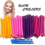10/18/40pcs No Heat Spiral Curling Rods, Suitable For Long Hair, 22inch/55cm Magic Curling Wands Wit