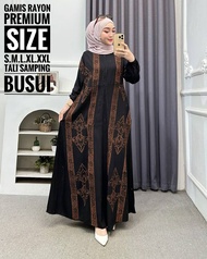 ( S M L XL XXL ) Temukan Gamis twill rayon pelangi gamis twill tidye gamis twil rayon super - motif 