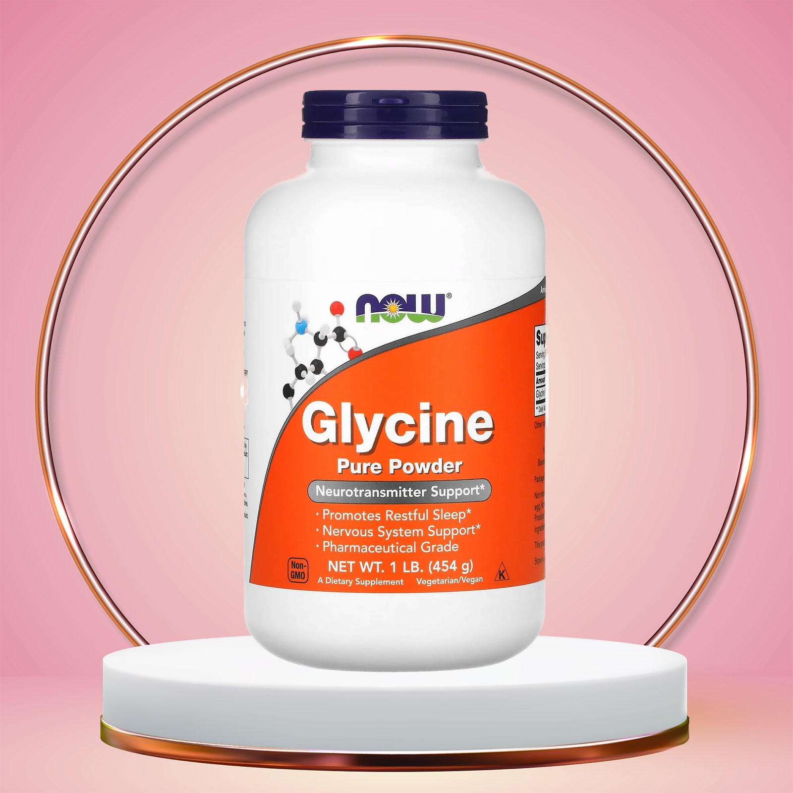 ✅READY STOCK✅ Now Foods Glycine Pure Powder 1 lb (454 g)