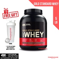 Optimum Nutrition Gold Standard Whey, 5 lb / 4lb - ON Whey Protein, muscle recovery