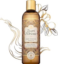 Tesori d'Oriente Bath Oil, Shower Oil Body Wash, Cleansing Oil for Women-8.45 fl oz [Made in Italy]-
