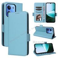 For Redmi15C Case for Redmi 15C 15 C MI15C 4G 2025 New Luxury Flip PU Leather Wallet Lanyard Stand F