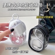透明數據線收納包旅行外出數碼充電器理線保護可視多用整理便攜包蘋果有線無線藍牙耳機盒耳機手機線收納神器