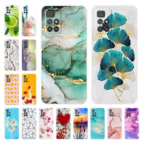 Cover For Xiaomi Redmi 10 Case For Redmi 10 2022 Coque Phone Case Silicone Bumper Shockproof Back Co