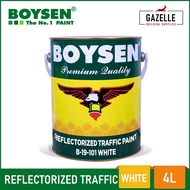 ♞,♘,♙Boysen Traffic Paint Alkyd / Reflectorized 4L - White / Yellow / Black
