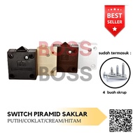 SWITCH  LAMPU PIRAMID SAKLAR PINTU GESER SLIDING DOOR