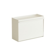 [特價]【日本COLLEND】鋼製壁掛磁吸式小物/口罩收納盒-2色可選-極簡白