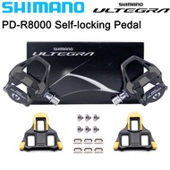 Shimano New Original Ultegra PD-R8000 Pedals Road Bike Clipless Pedals With SPD-SL R8000 Cleats Pedal SM-SH11 Box
