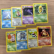 Pokemon Base Set 1999 - Seel Farfetch Haunter Kakuna Nidorino Magikarp Poliwhirl Porygon Magmar 27 2