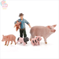 Children Simulation Farm Poultry Ornaments Plus Pig Model Male Pig Female Pig Hug Pig
