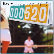 fixory Flip Scoreboard 6 Digit Team Games Numbers Scoreboard Score Counter for