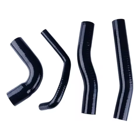 4PCS 3PLY For 1989-1997 Toyota Hilux RN105 RN106 RN111 RN130 22R Silicone Radiator Water Coolant Tub