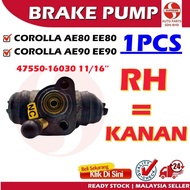 S2U Rear Wheel Brake Pump Toyota Corolla AE80 AE90 EE80 AE101 Cylinder Hydraulic Brake Part Pam Brek