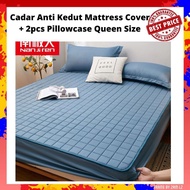 Set Cadar Tilam Mattress Cover 2pcs Queen Size Plain Type Full Cover