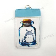 Studio Ghibli My Neighbor Totoro in a Bottle Ezlink Card Holder With Keyring