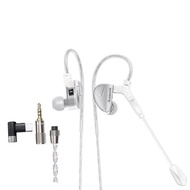 CVJ Assassin Silver in Ear Earphones 1BA+1DD+1Vibrate Game Mode HIFI Microphone Hybrid Tuning Switch