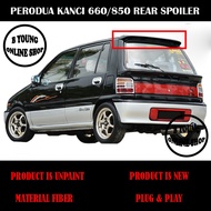 PERODUA KANCIL LAMPU PETAK 660/850 REAR SPOILER FIBER SKIRT LIP BODYKIT