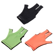 ljhnba Indoor Billiard Gloves Pool Left Right Hand Gloves Universal 3 Fingers Cue Gloves Shooter Cue
