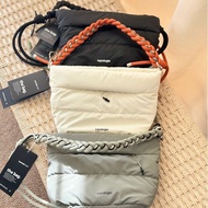Topological Puffer Besce Bag Men's Sling Bag Premium Nylon Puffer Sling Bag Stylish Waterproof