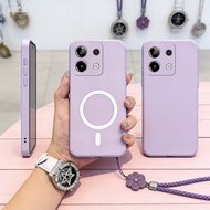 Case for REDMI NOTE 13 4G 2023 REDMI NOTE 13 PRO 5G phone casing Give a bracelet Softcase Liquid Sil