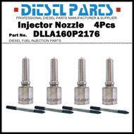 4x Diesel Fuel Injector Nozzle Tips DLLA160P2176 for BMW E84 F25 F10 F11 F30 E90 E91 E92 E93 520d 32
