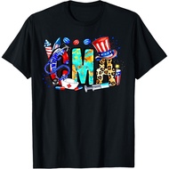 Men's cotton T-shirt Retro Leopard CMA 4th Of July Certified Medical Assistant T-Shirt 4XL , 5XL , 6