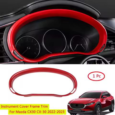 Car ABS Instrument Cover Frame Trim For Mazda CX-30 CX30 2020-2023