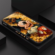 Gold Coin Mouse Phone Case For Huawei P60 P50 P40 P30 P20 Pro Lite Liquid Silicone All Around Protec