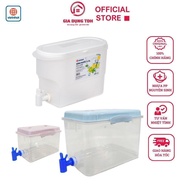 Water Bottle with Faucet, Viet Nhat Plastic Water Bottle 6785/6828 - 2.5L, 3.5L, 5L for Refrigerator