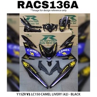 Rapido Body Cover Set Yamaha Y15ZR V1 V2 Camel Livery GP (42) Yellow Blue Black Accessories Motor Y15 Ysuku