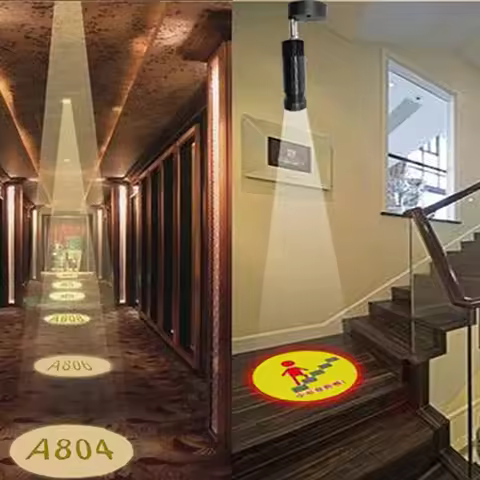 High Definition LED Logo Projector Light Custom Company Logo Lighting Commercial Building Logo Light