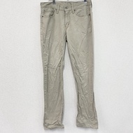 กางเกงยีนส์ Levi's รุ่น 514 ซิปหน้า สีเบจ ไซส์ W32 สไตล์วินเทจ
