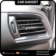 Honda Jazz Fit GK GK5 T5A 3rd Aircond Lining Carbon Trim 2014 - 2025 Jazz GK Car Gadget Car Accessor